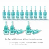 dr. pen a6s radiance & glow combo cartridges total 25pcs