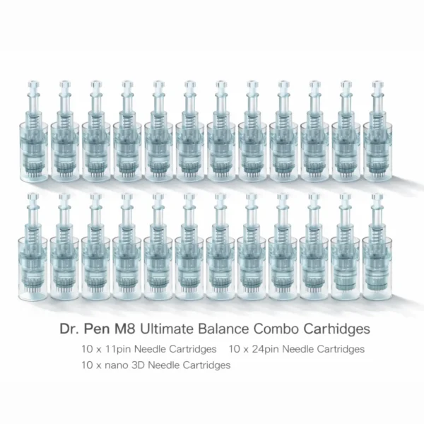 dr. pen m8 ultimate balance combo cartridges total 30pcs