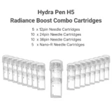 hydra pen h5 radiance boost combo cartridges total 30pcs