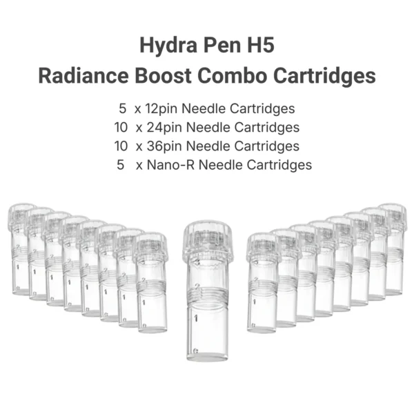 hydra pen h5 radiance boost combo cartridges total 30pcs