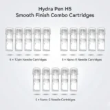 hydra pen h5 smooth finish combo cartridges total 15pcs